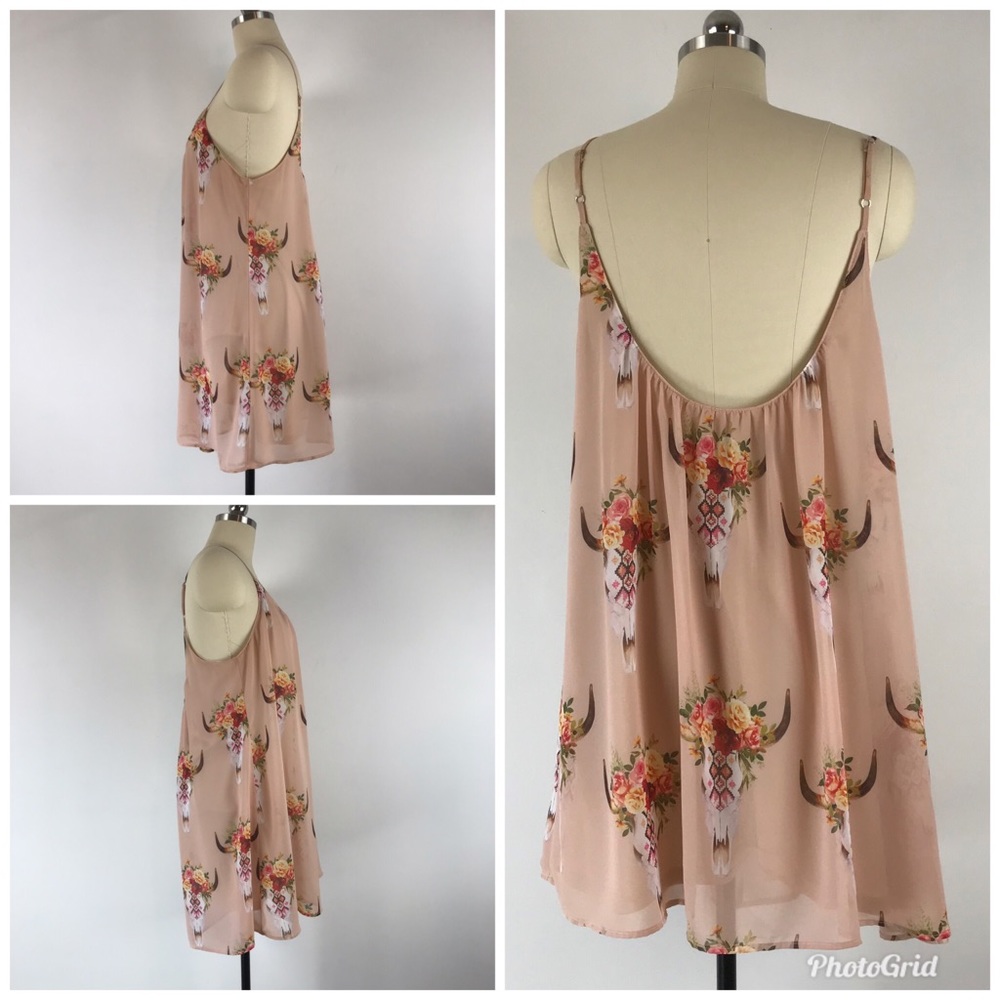 Show Me Your Mumu Trapeze Dress Frida Bullhead XL - Picture 5 of 8